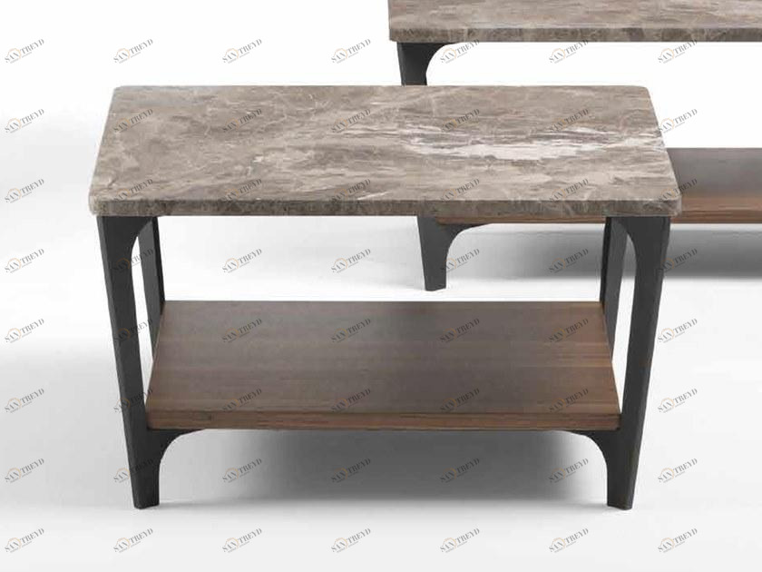 Marelli Низкий квадратный журнальный столик Tab sun-id-1461877