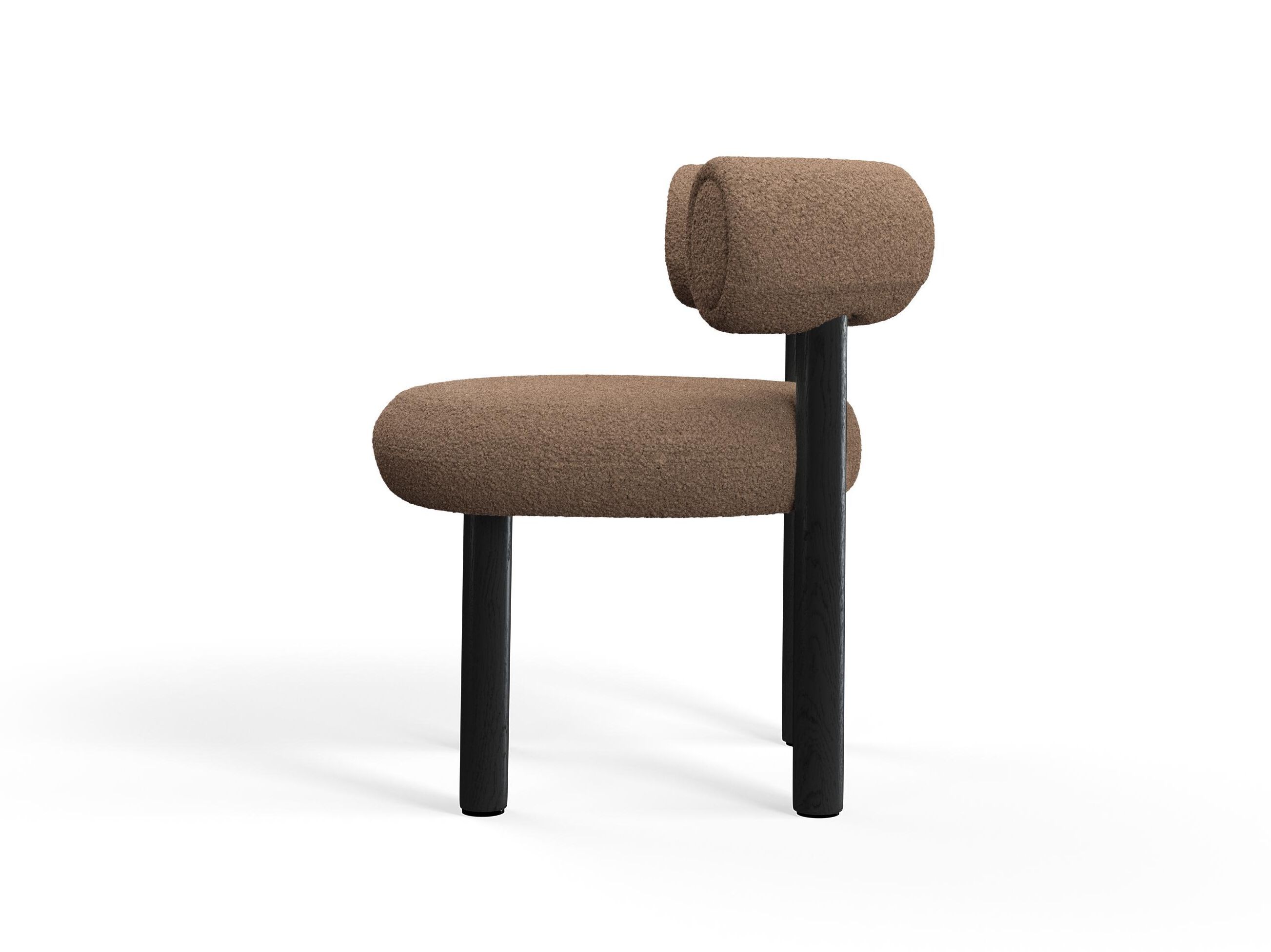 Тканевый мягкий металлический стул Tom Dixon Fat ARCH-00098983