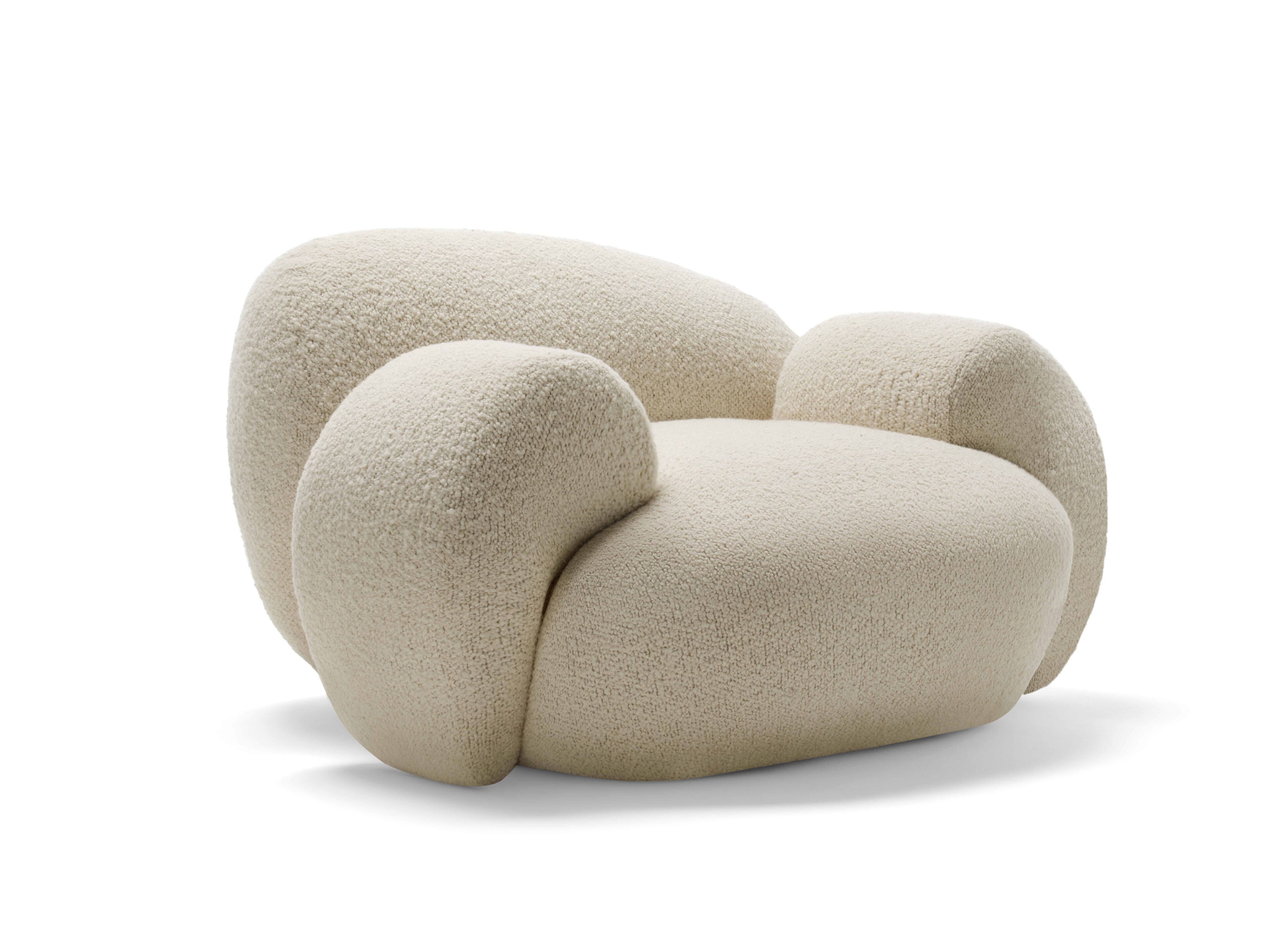 Тканевое кресло с подлокотниками Mogg MOCHI ARCH-00100188