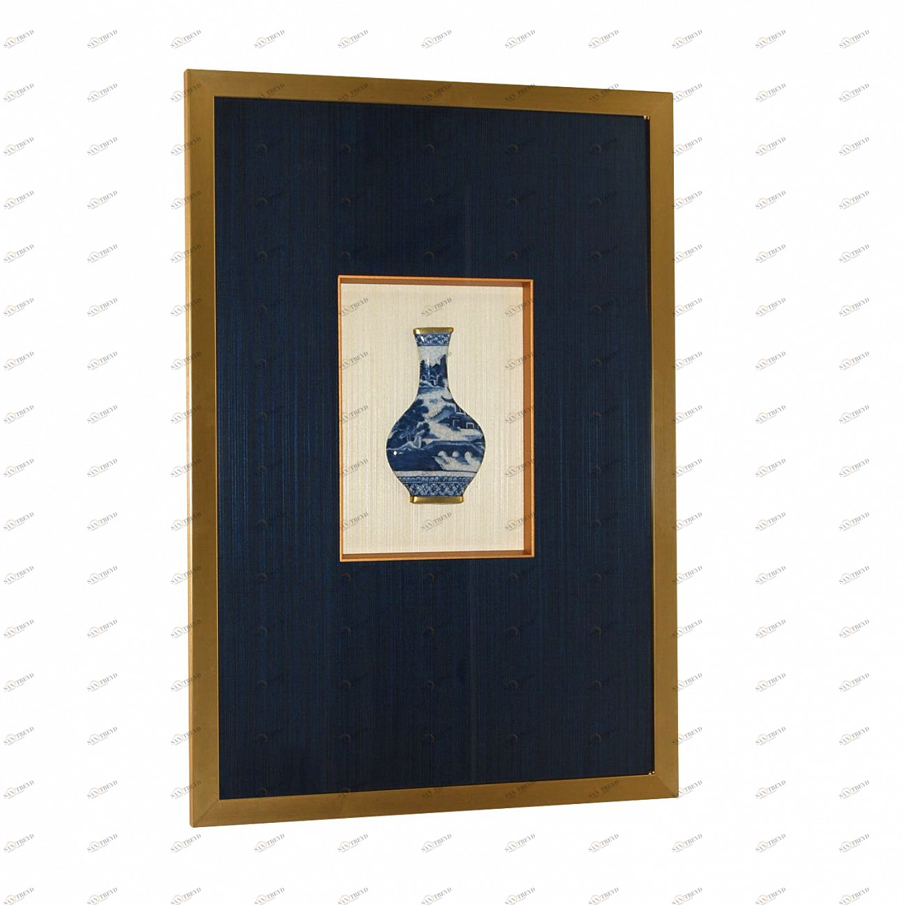 Картина с рельефом вазы BUREAU  262995 Синий 