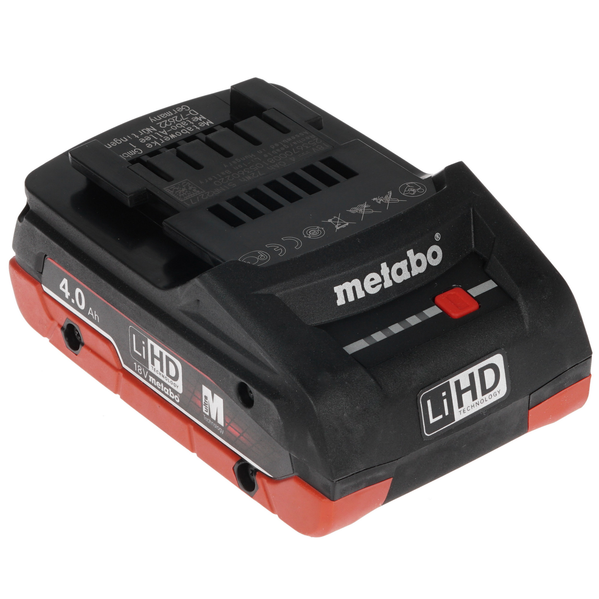 Набор аккумуляторов с зарядным устройством Metabo Basic-Set 4.0 LiHD 685130000 CAS 18V 8131124 STDN-0031181 - Вид №1