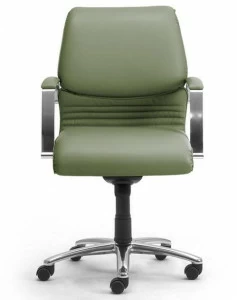 Leyform Поворотное кожаное кресло руководителя с подлокотниками Elegance 2842