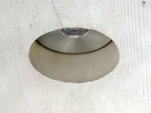 Eden Design Круглый встраиваемый алюминиевый точечный светильник с регулятором яркости °cd