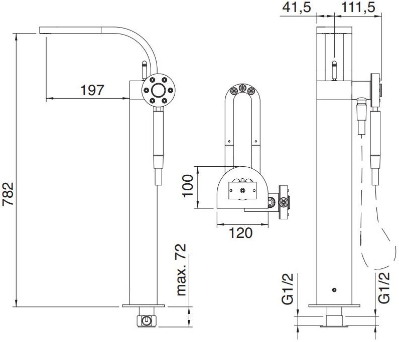 Rubinetterie Treemme Philo  7003  - Вид №1