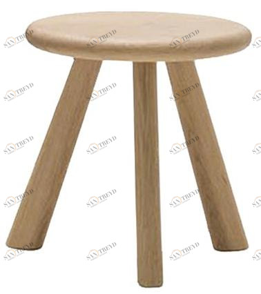 Andreu World Круглый журнальный столик из дуба Oliva sun-id-1462647