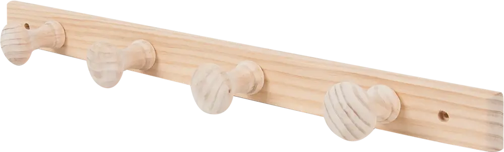 Santreyd Вешалка настенная с 4 крючками в стиле Шик из натуральной сосны 19314631