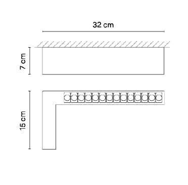 Алюминиевый светодиодный потолочный светильник Vibia смещение ARCH-00013197 - Вид №2