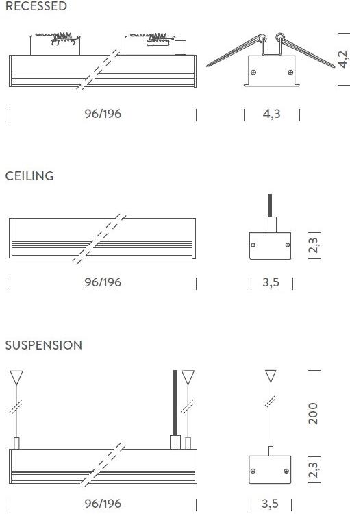 NEMO Линейный световой профиль для светодиодных модулей sun-id-1363391 - Вид №1