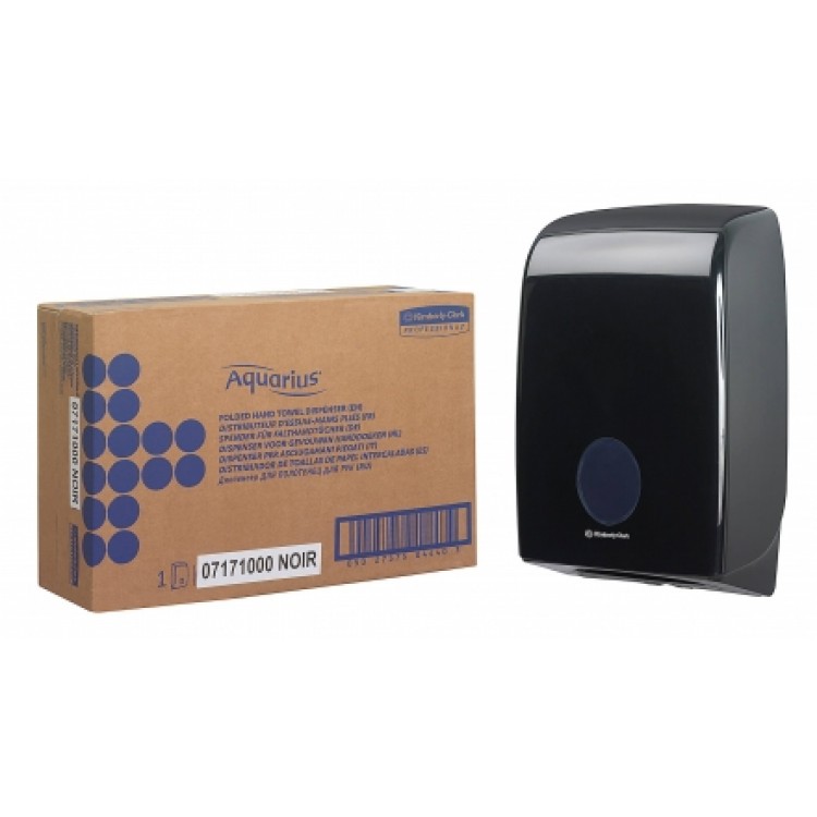 7171 Kimberly Clark Диспенсер для листовых бумажных полотенец черный Kimberly Clark Professional Aquarius 7171 черный  - Вид №3