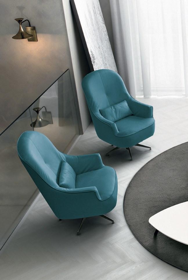 Febal Casa Вращающееся кресло из ткани с подлокотниками sun-id-1508388 - Вид №1