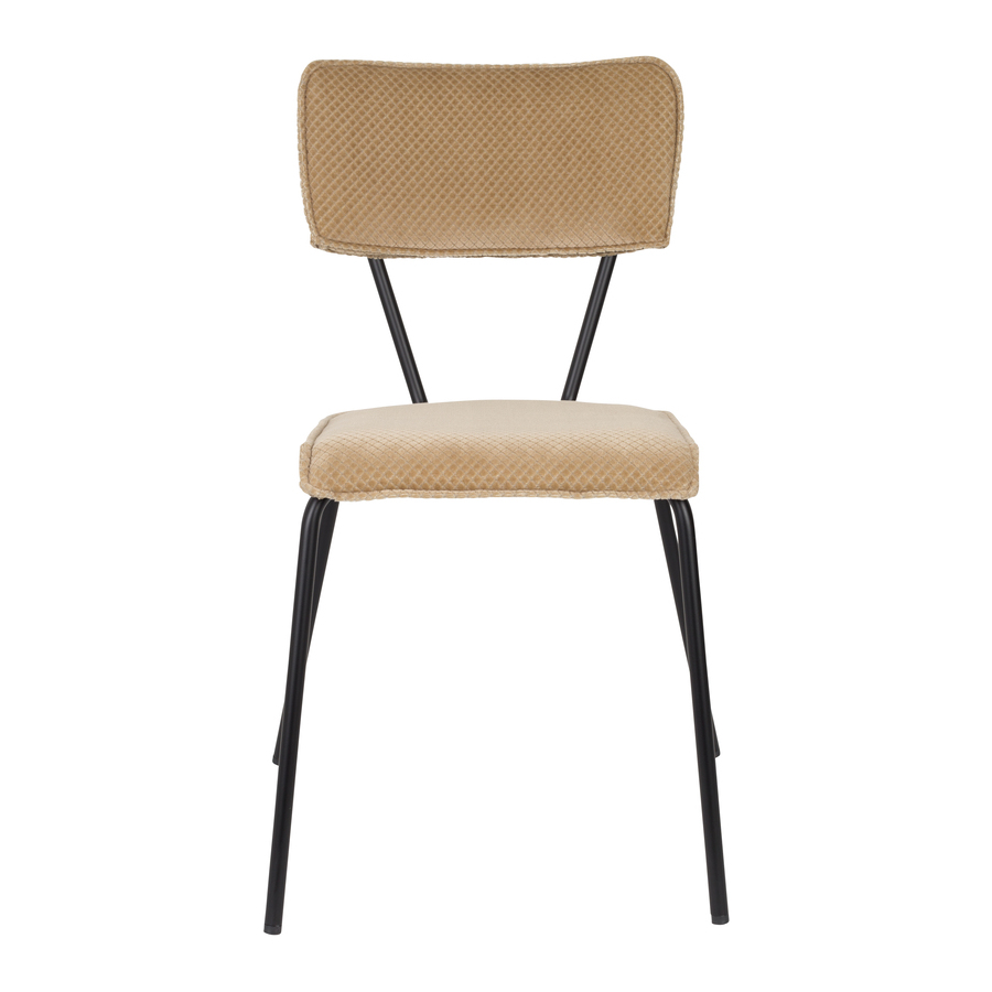 Стул Melonie бежевый Dutchbone 1100346 - Вид №1