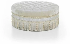 SCAPPINI & C Круглый пуф с мягкой подкладкой из ткани 35th anniversary 2960