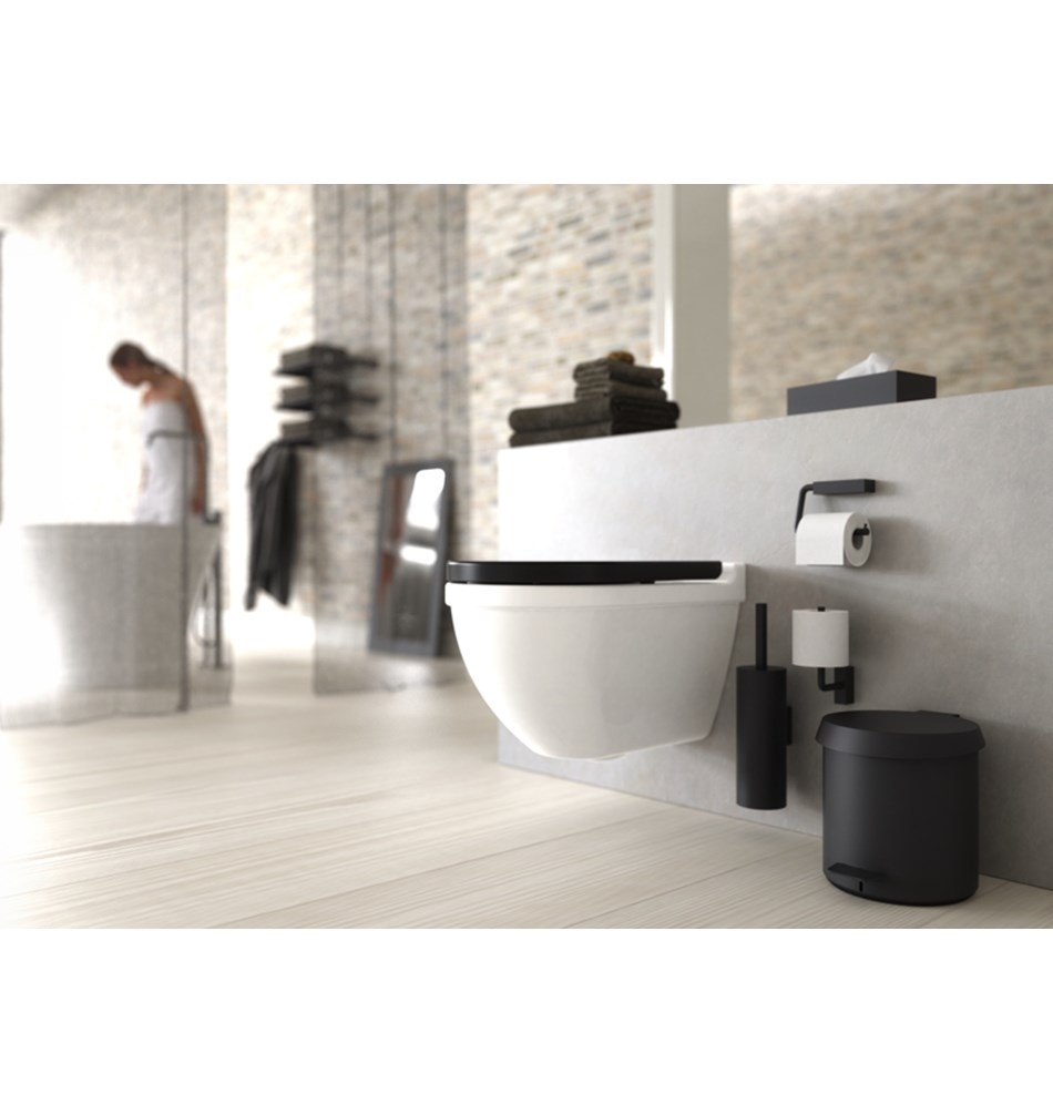 FROST Контейнер для мусора 250 » черный Нержавеющая сталь Черный N3001-B  - Вид №5