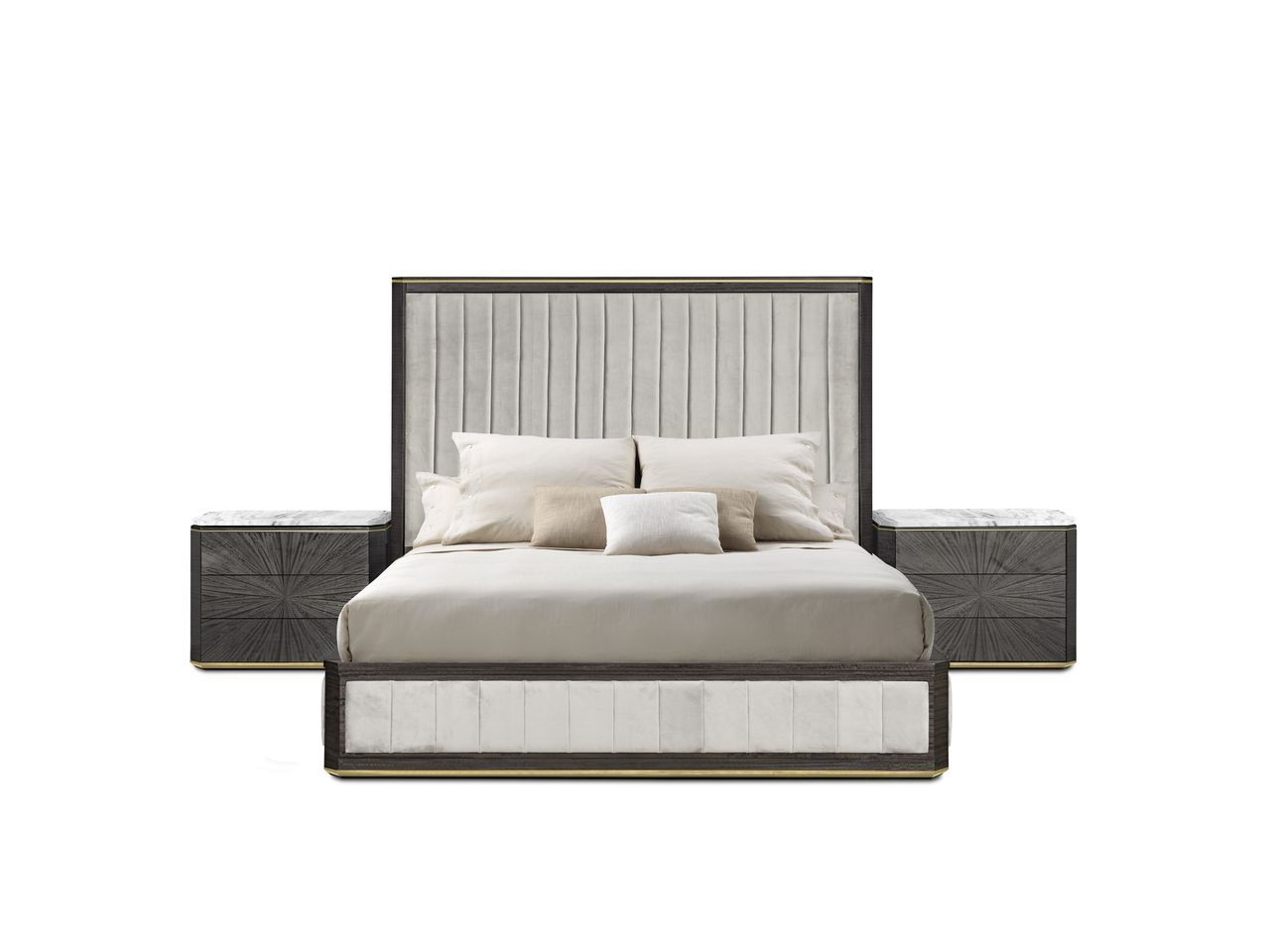 Тканевая кровать с высоким изголовьем Hurtado Evolution ARCH-00057998 - Вид №1