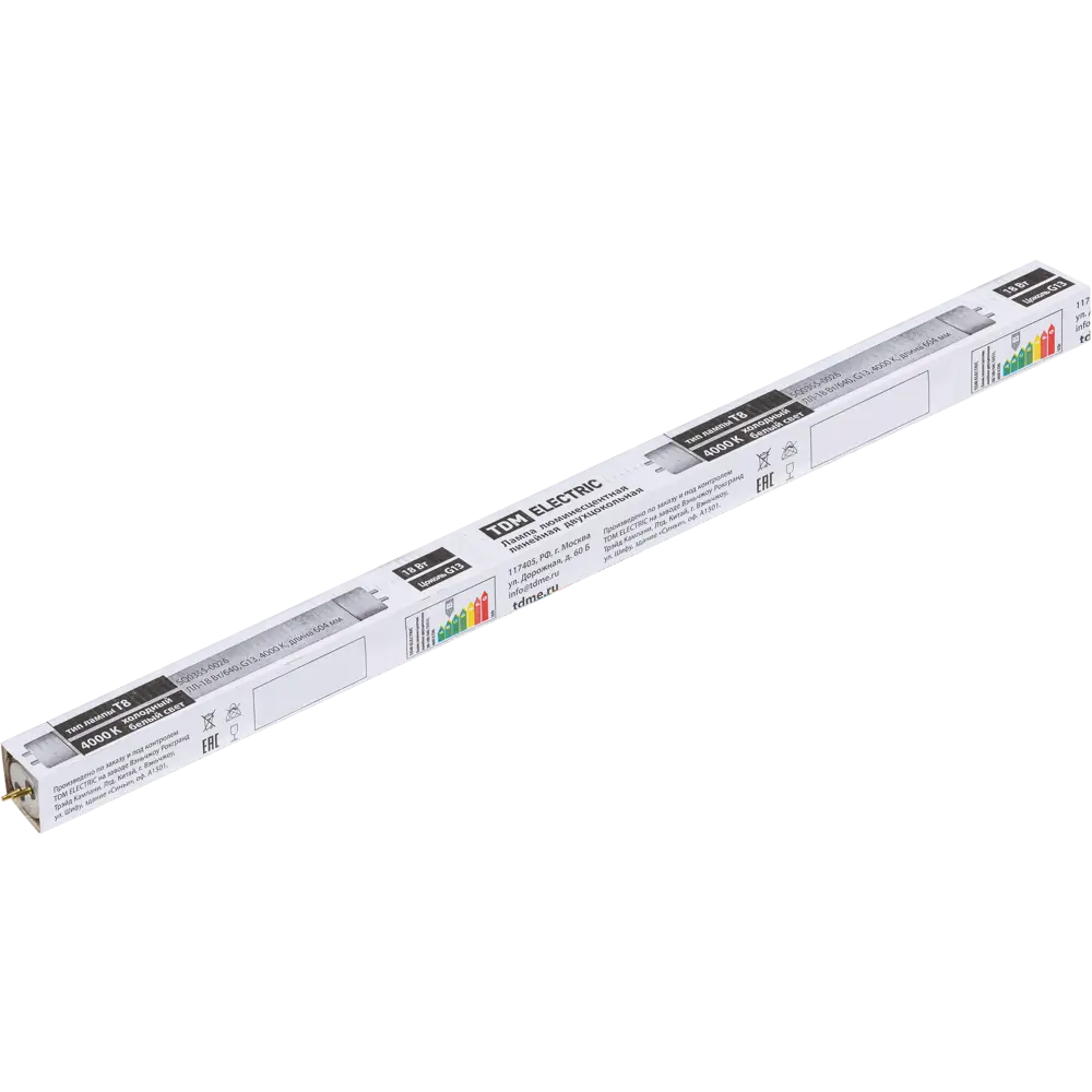 Лампа люминесцентная TDM Electric T8 G13 18 Вт нейтральный белый свет SQ0355-0026 82477843 STLM-2178526  - Вид №5