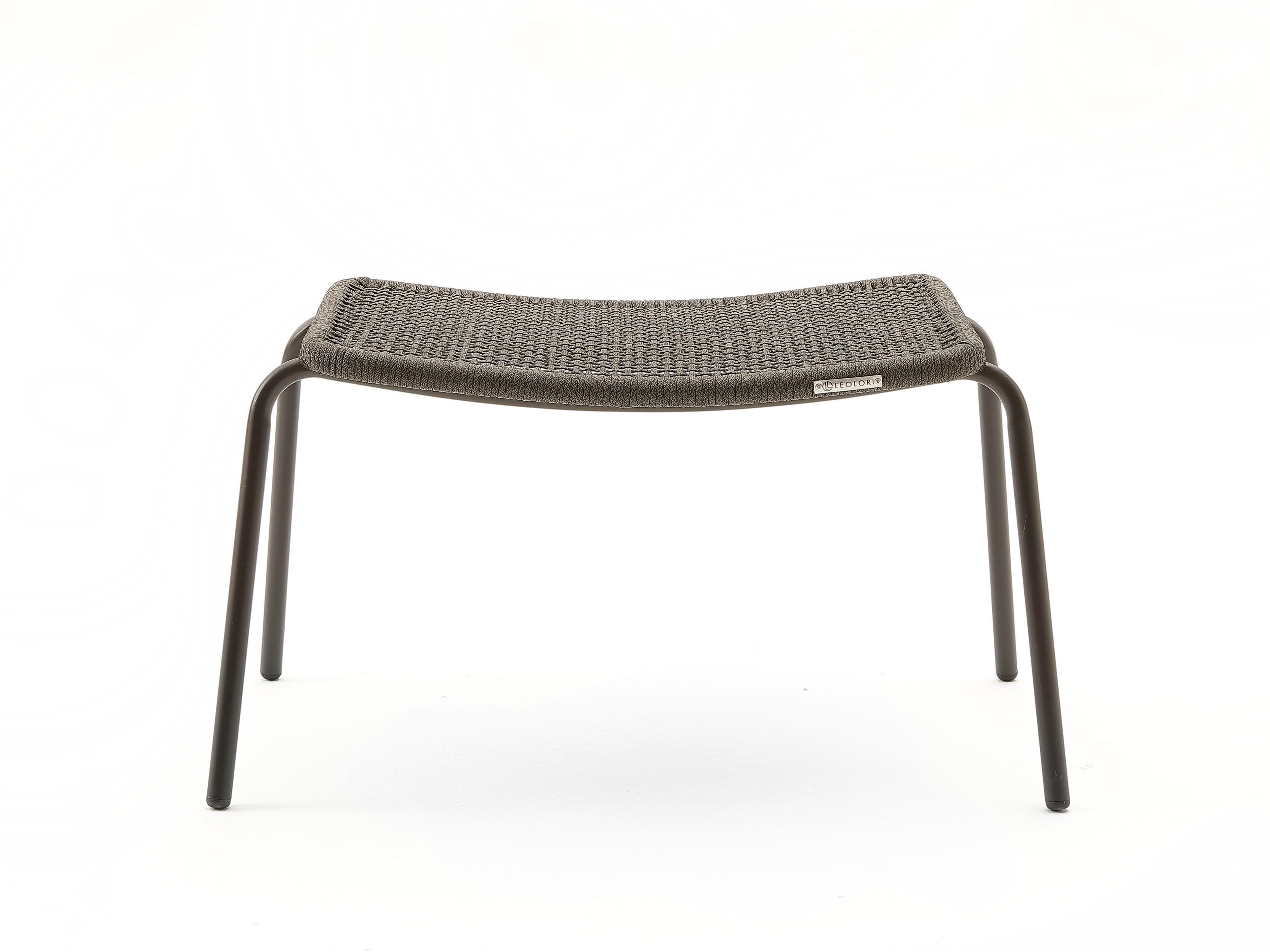 Плетеный алюминиевый садовый стул для ног Nodo Italia Via ARCH-00148463 - Вид №1