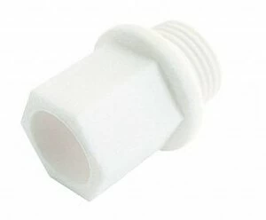 Заглушка KALDE D25 полипропиленовая резьбовая белая