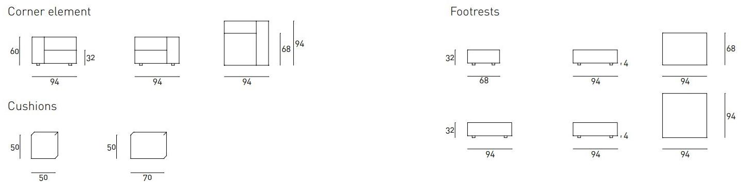 Living Divani Диван-кровать со съемным чехлом Wall sun-id-1510735 - Вид №7
