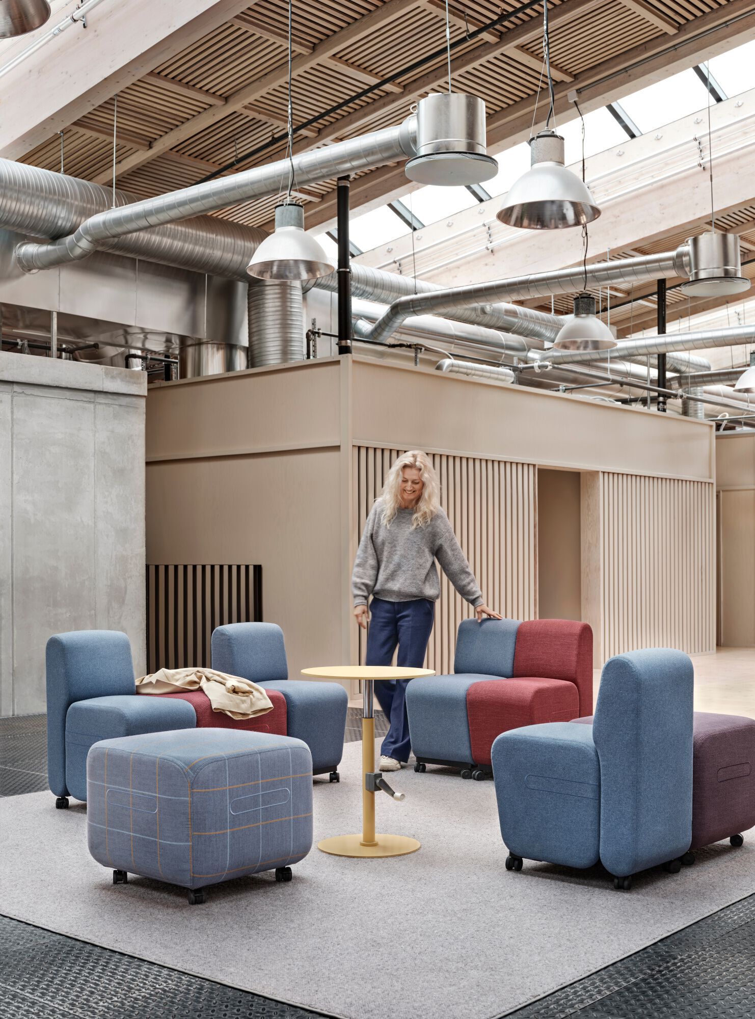 Модульный пуф с колесами Bla Station Bobby &amp ARCH-00080996 - Вид №8