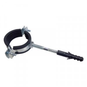 RH.03 Хомут с резиновым уплотнением в комплекте со шпилькой Valtec 3/8", 15–19 мм