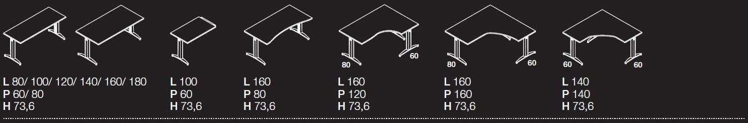 Las Mobili Модульный стол руководителя Oxi sun-id-1422260 - Вид №2