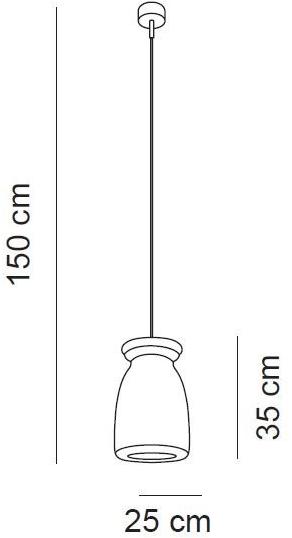 Alma light Светодиодный керамический подвесной светильник Biscuit 5362 - Вид №3