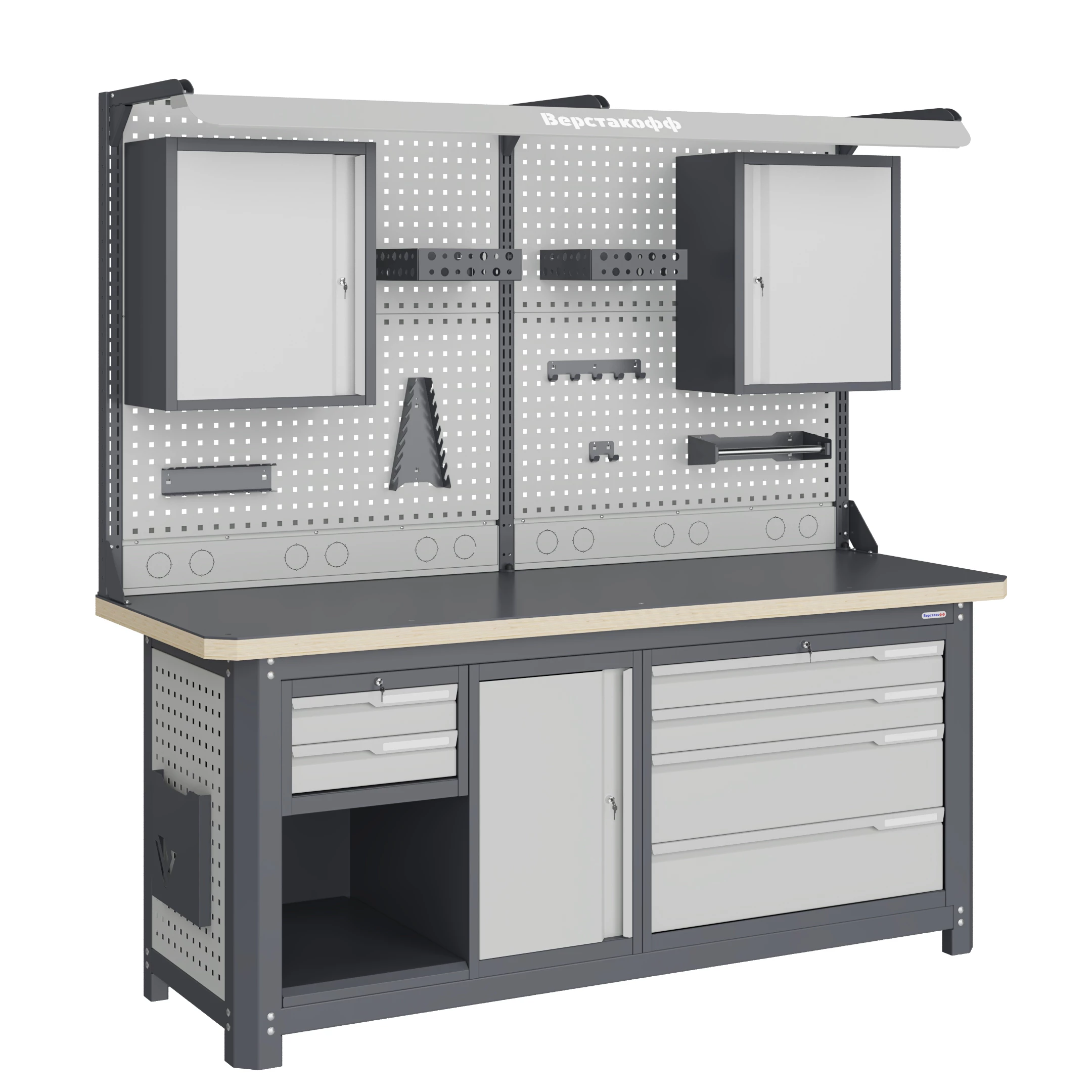 Рабочее место MCN 2052.S27L4.2-2FR Верстакофф 111151