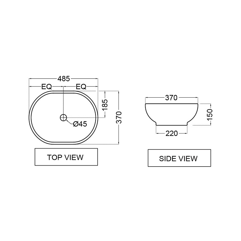 SLS-WHT-6901 Раковина Jaquar Solo Santreyd - Вид №1