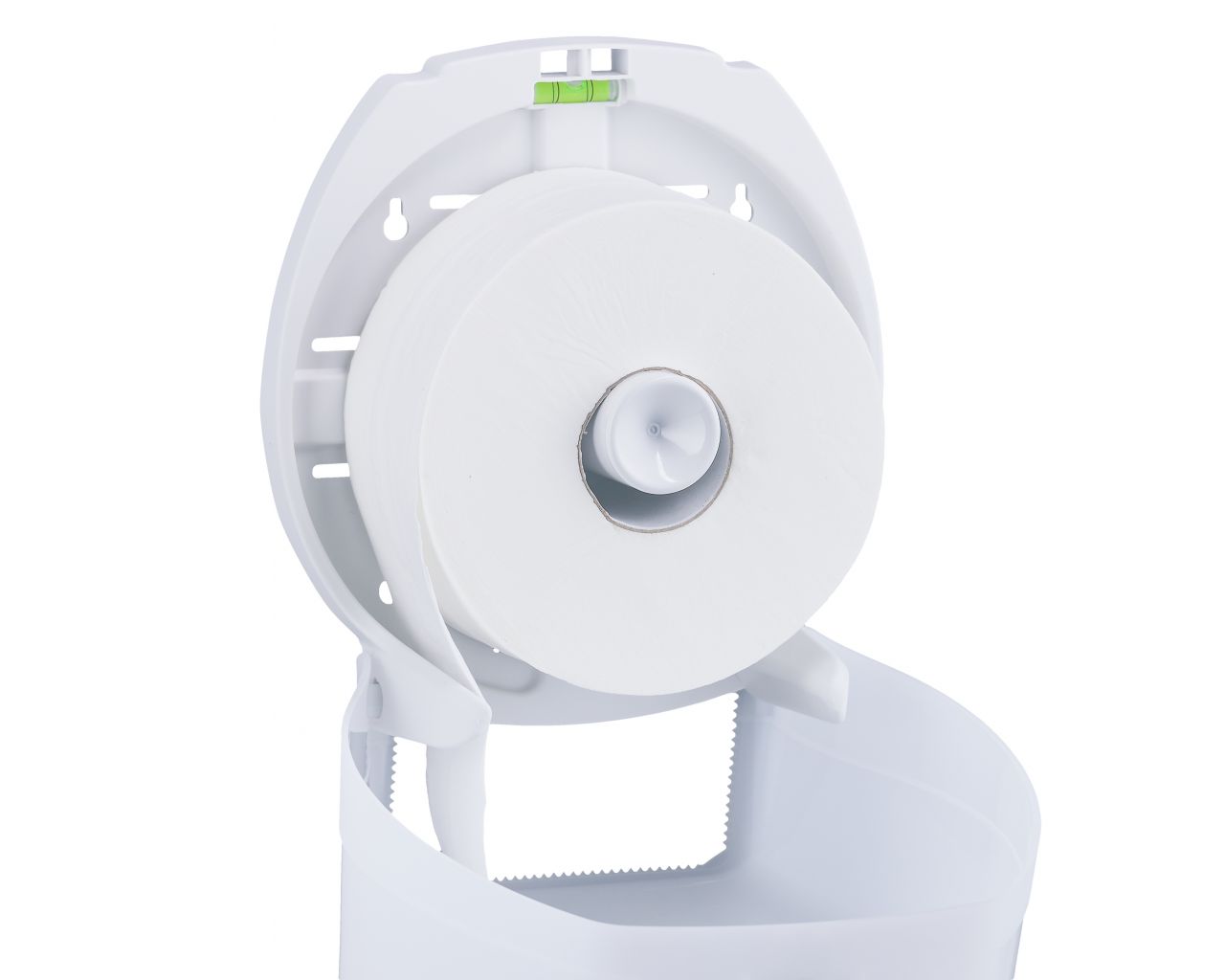 BHB101 Держатель туалетной бумаги HARMONY, пластик, прозрачный белый Merida  - Вид №3