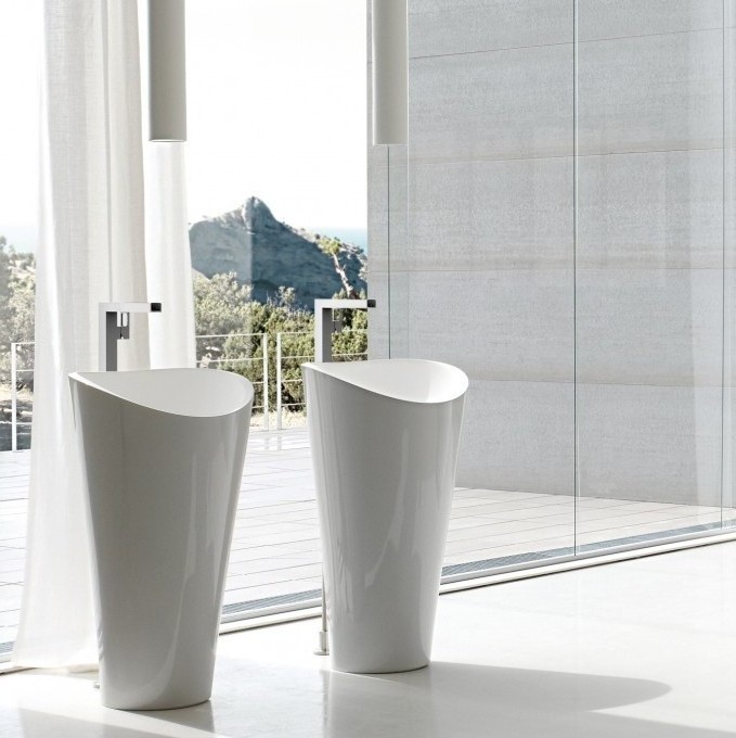 45732 Накладная раковина на столешницу  овальная Toscoquattro  - Вид №1