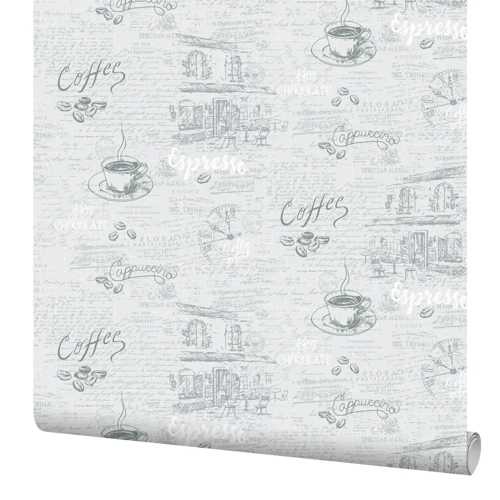 Erismann Arbat: Флизелиновые обои серые с рельефной фактурой 89406640 STLM-1565312