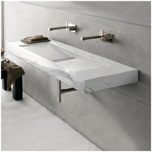 LG41501 Подвесная раковина настенная овальная Neutra Design FLUID белая