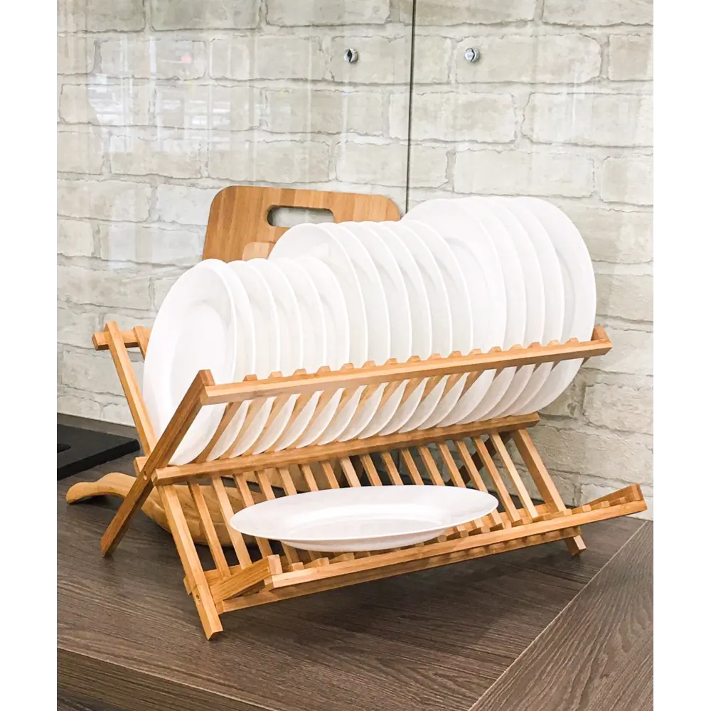 Сушилка для посуды BAO 44.5x40x26 см бамбук 18581472 STLM-2051699 Santreyd  - Вид №5