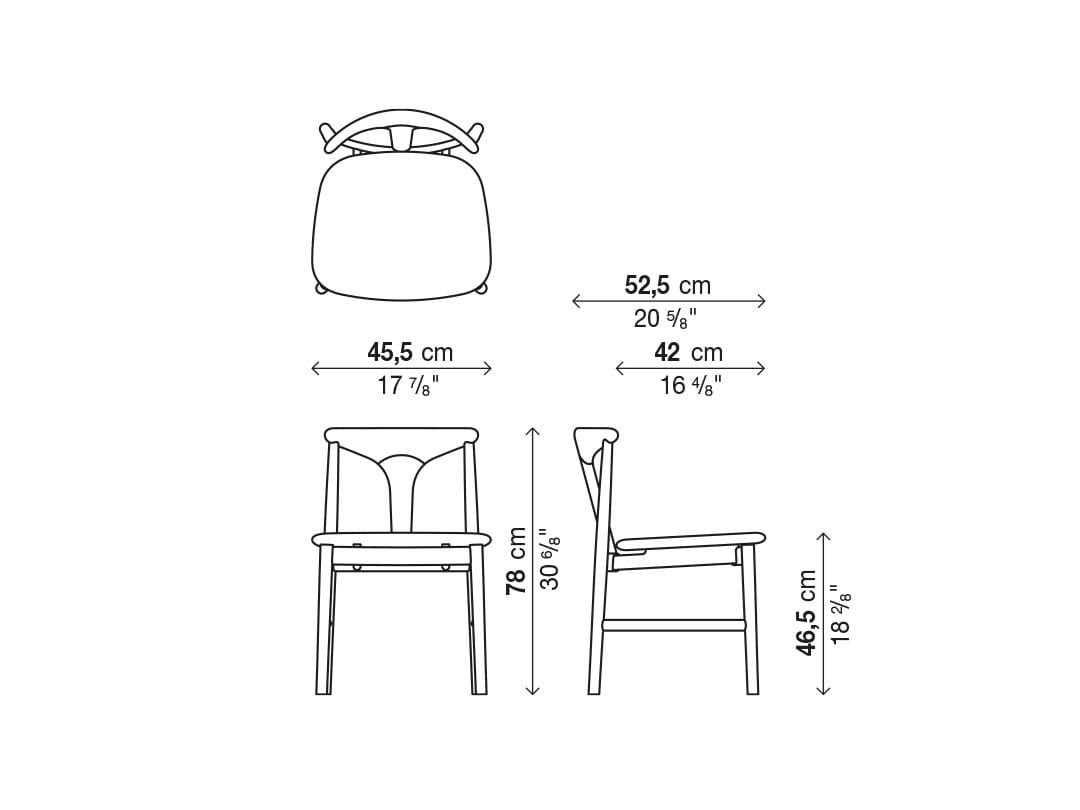 Деревянный стул с мягким сиденьем Kristalia Tonbo ARCH-00072992 - Вид №6