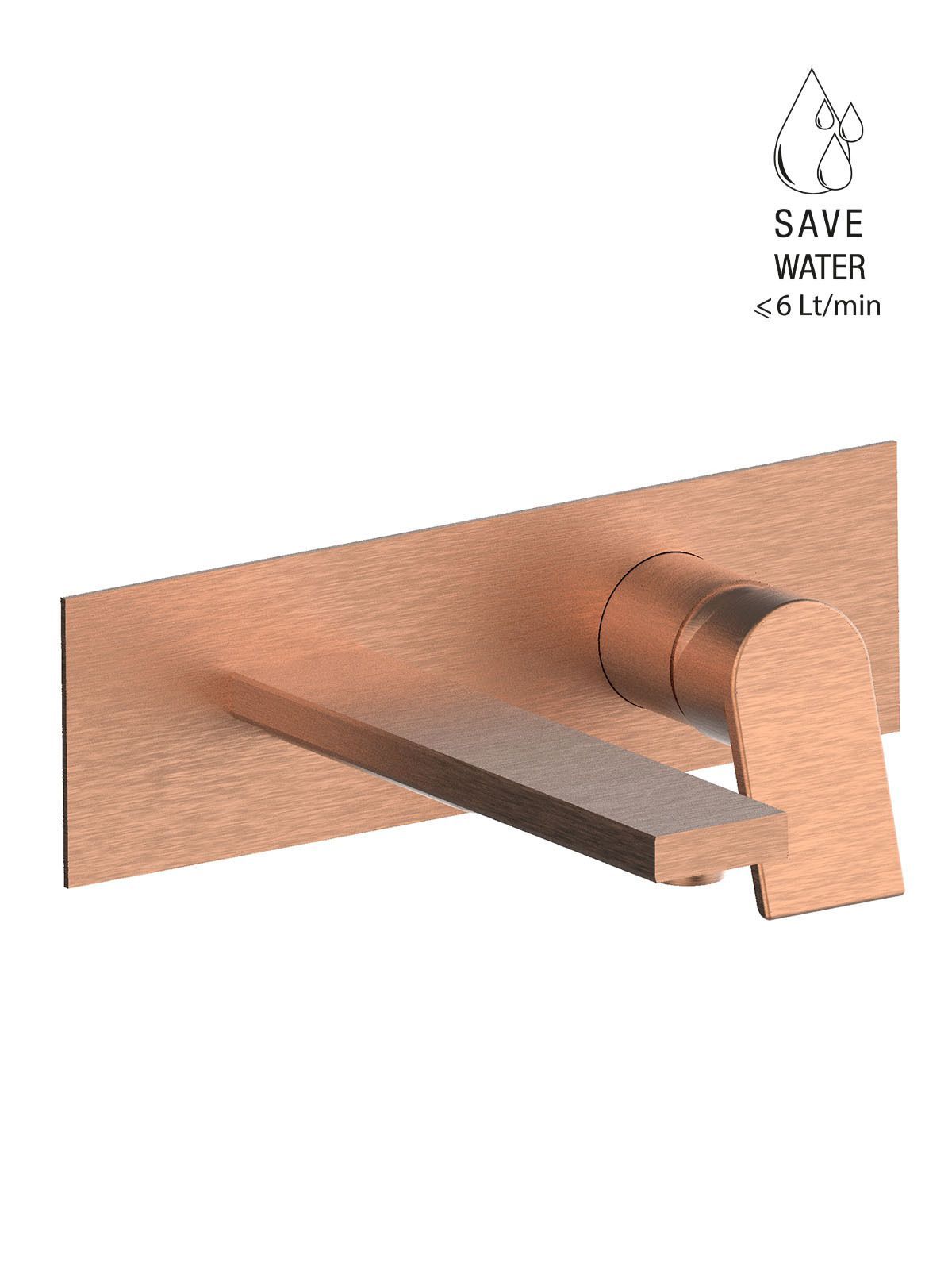 Однорычажный настенный смеситель для раковины без слива Rubinetterie Frattini Gintonic ARCH-00131555 - Вид №12