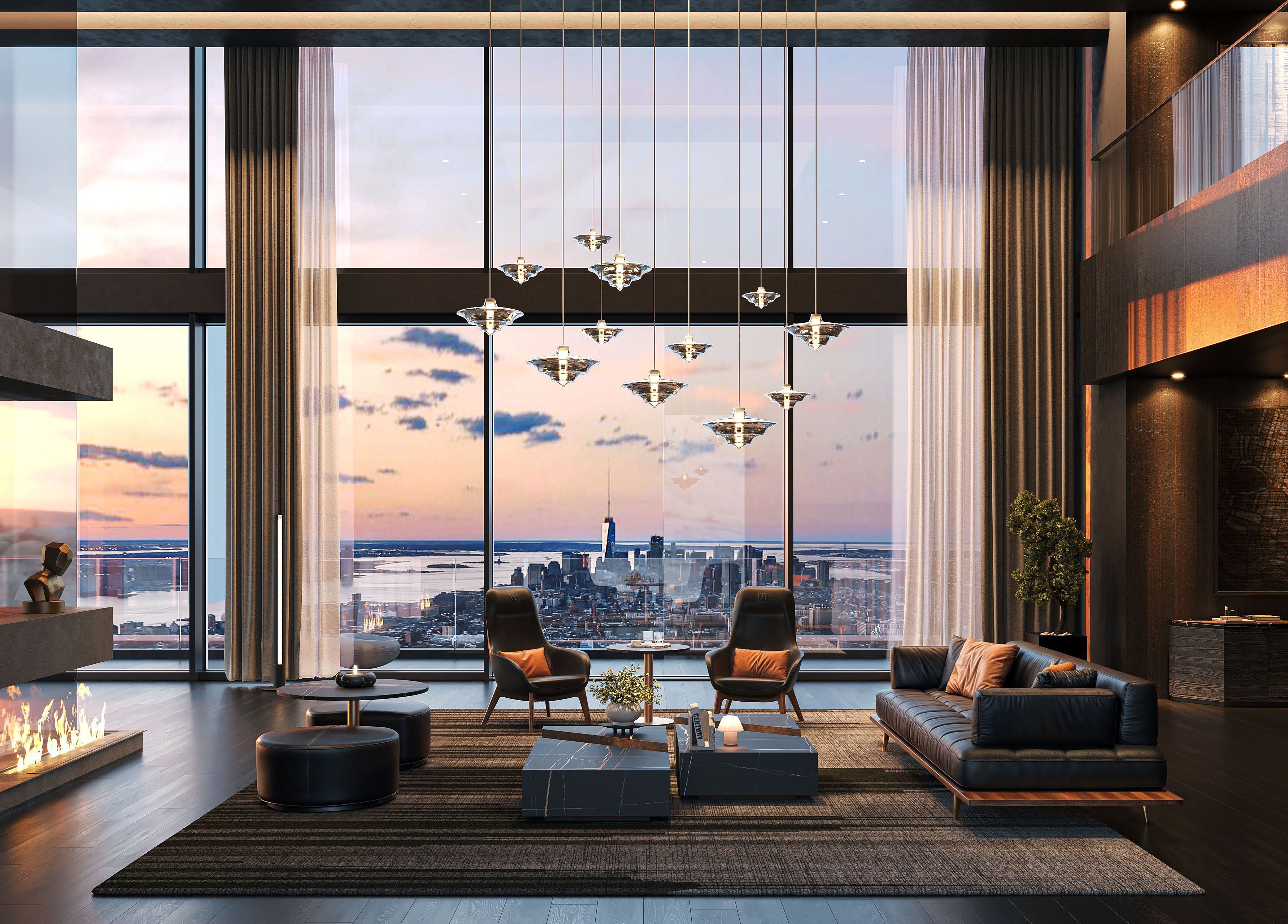 Кожаное кресло с высокой спинкой Wayne Enterprises Home Collection WE-130 ARCH-00133552 - Вид №3