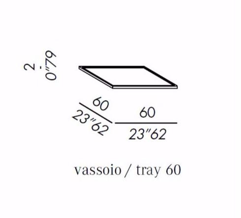 Meridiani Квадратный деревянный поднос sun-id-1457748 - Вид №4