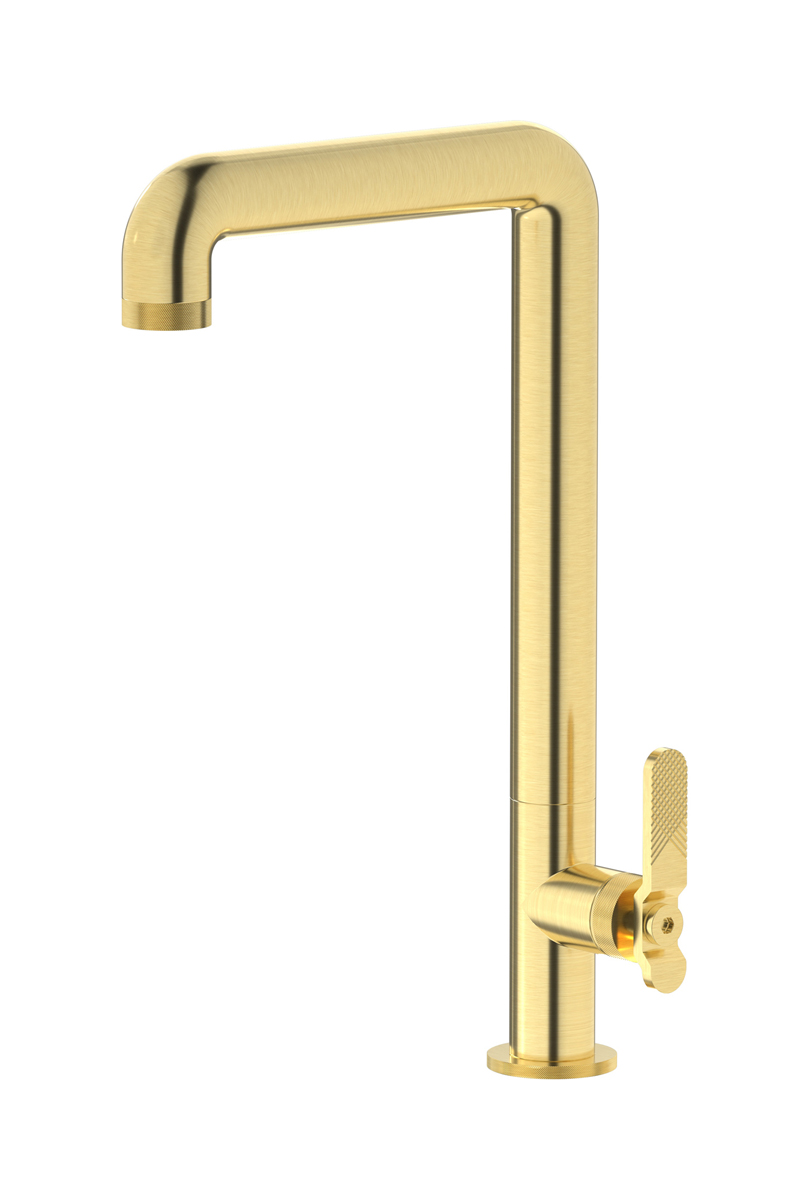 Смеситель для кухни на 1 отверстие WE ARE IB b2370is Brushed Pale Gold Kitchen