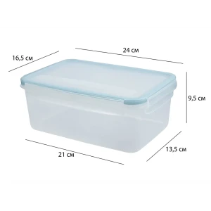 Контейнер для пищевых продуктов KONSENSA 2400 мл полипропилен прозрачный