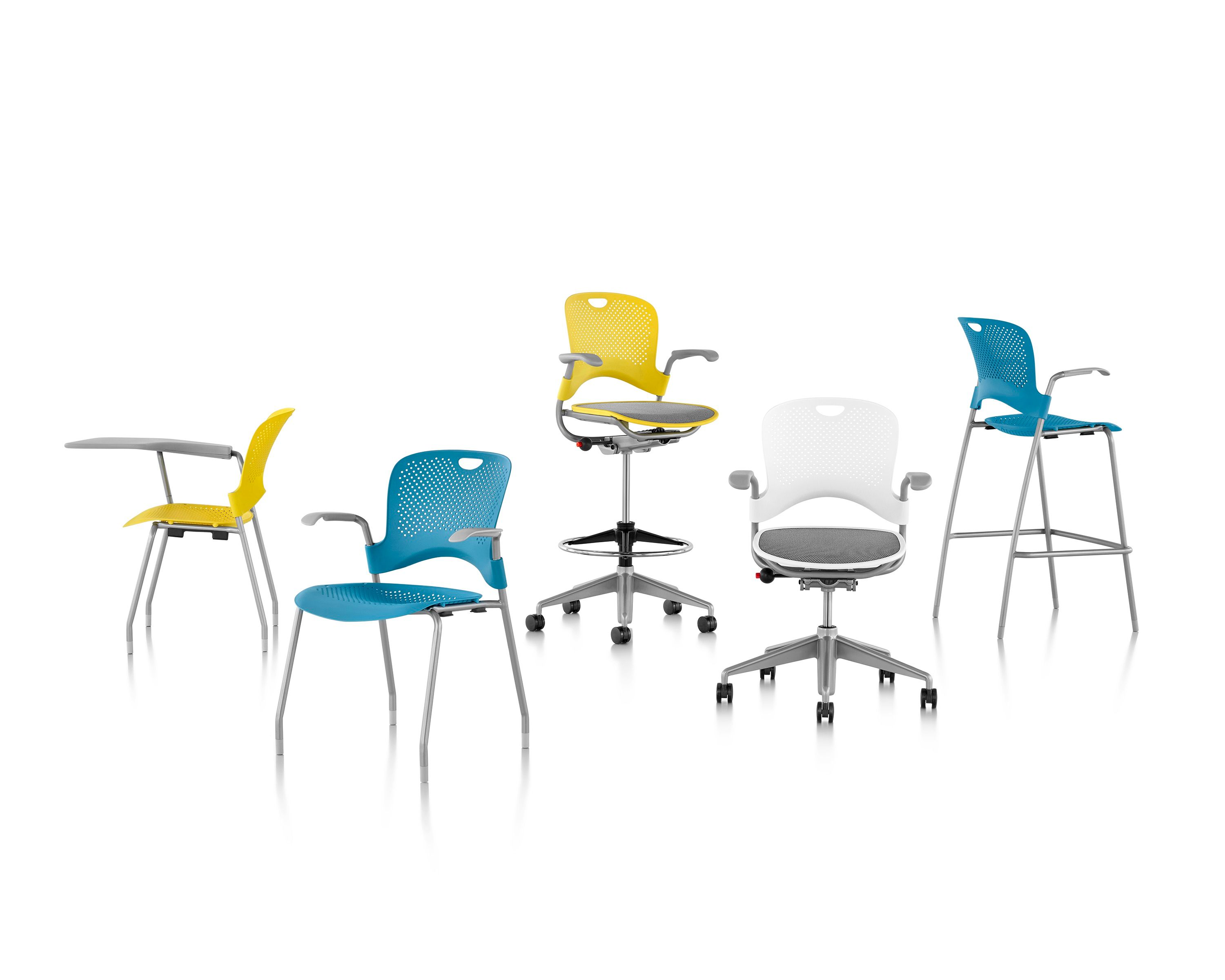 5-спицевое вращающееся офисное кресло Nylon® Herman Miller Caper ARCH-00042821 - Вид №8