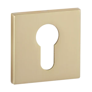 Декоративная накладка PUERTO Slim для дверного замка матовое золото 89394745