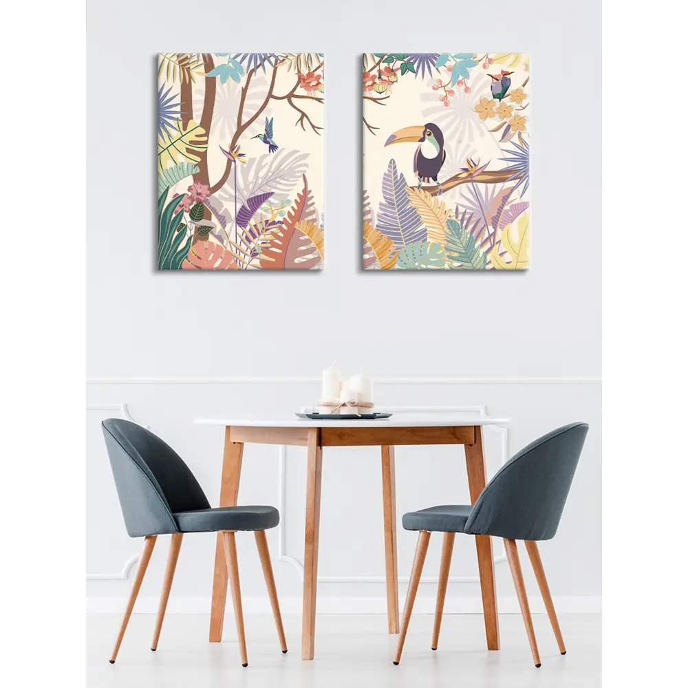 Картина модульная Тропики 45x60 см 2 шт. 86731879 STLM-2188709 POSTERMARKET  - Вид №7