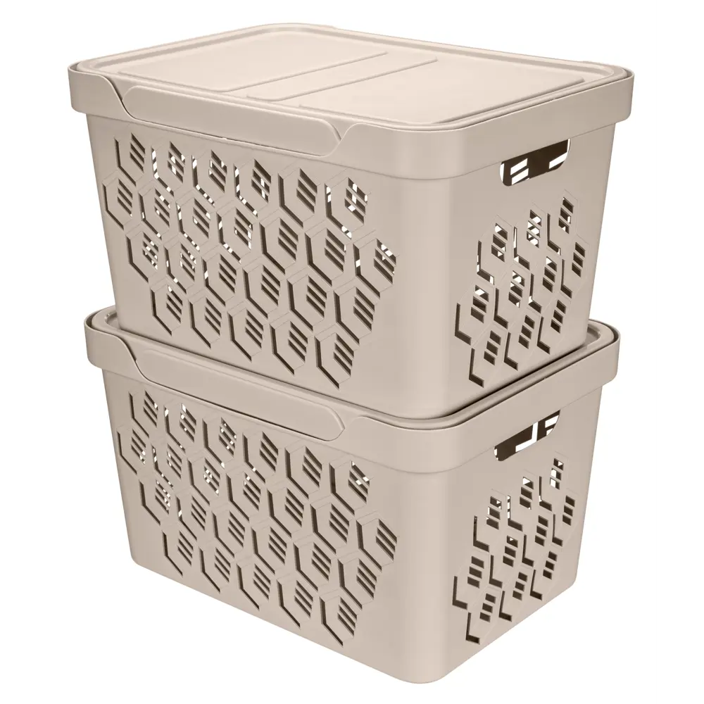 Santreyd Перфорированный органайзер 18 л с крышкой-полкой 82215662 Ящик STLM-0022147 - Вид №8