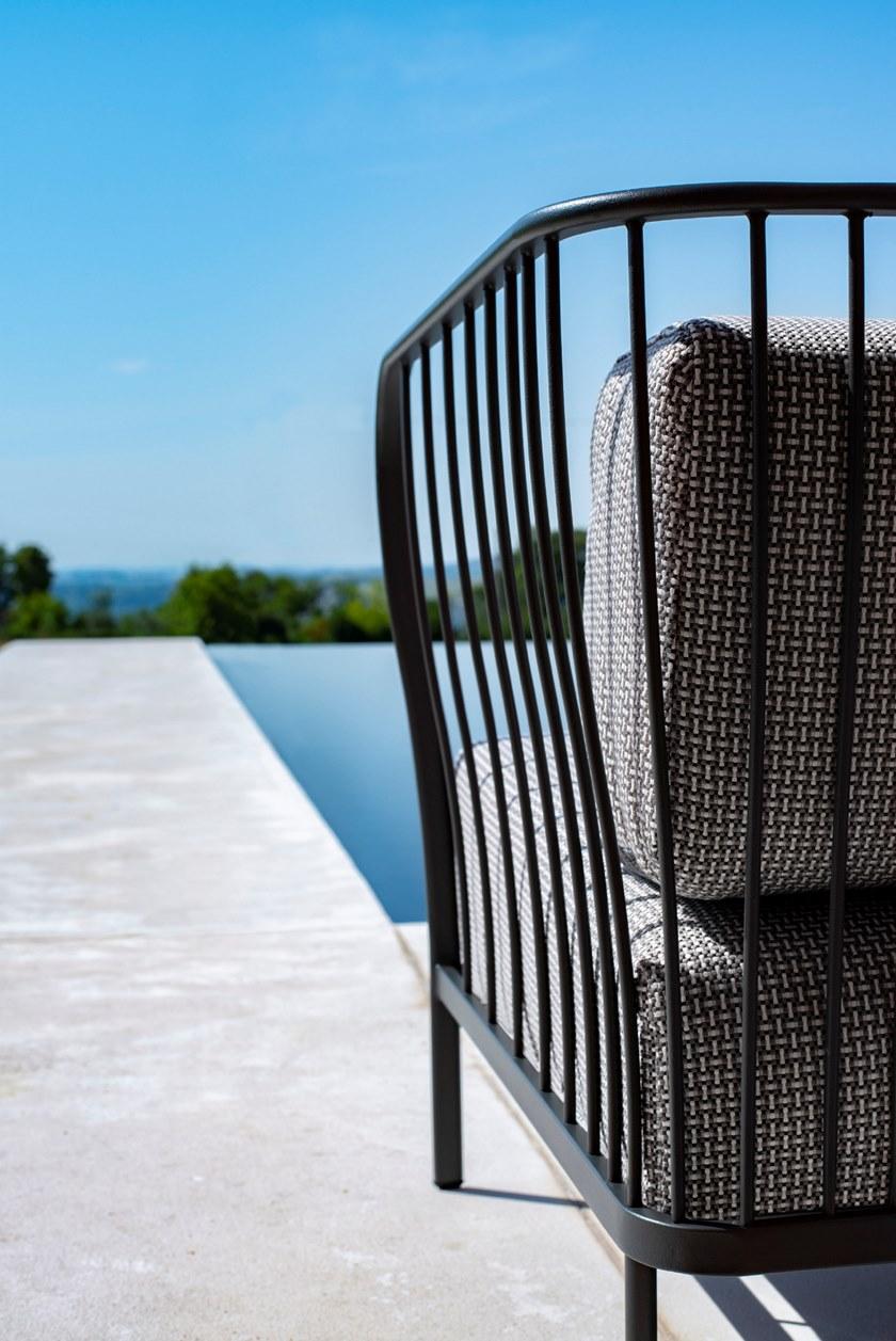 emu Садовое кресло из ткани с подлокотниками Cannolè 1080 - Вид №15