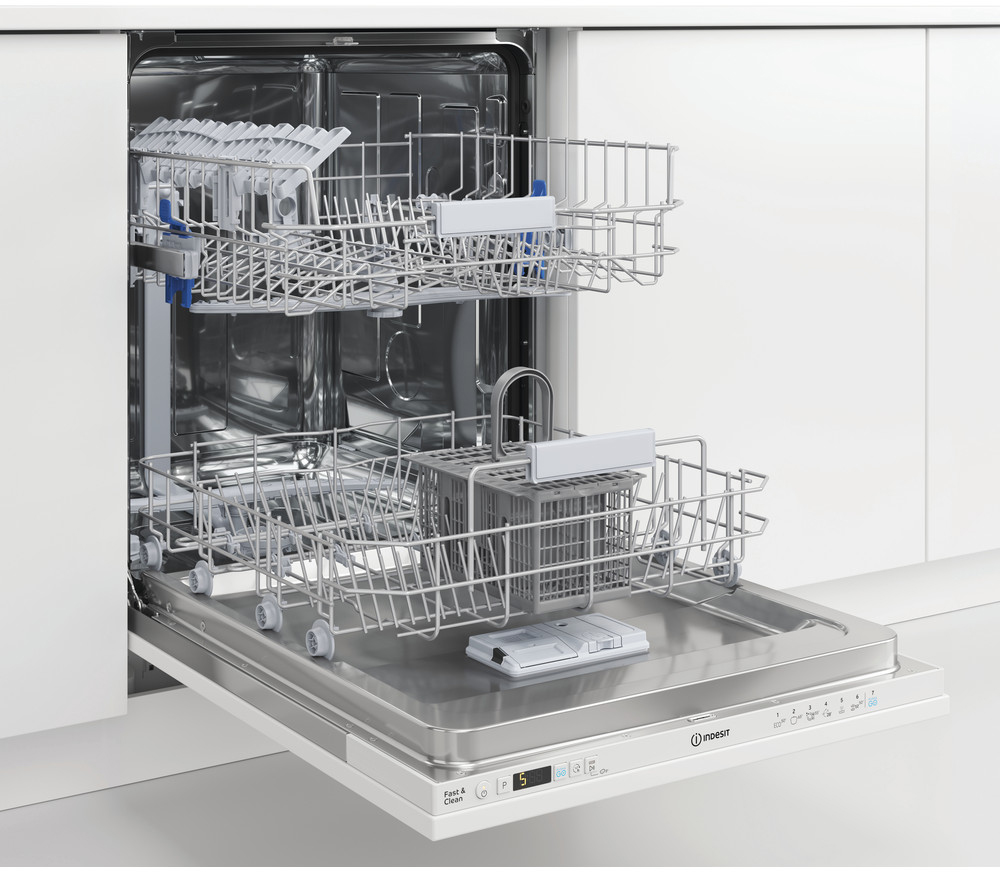DIC 3B+16 A Встраиваемые посудомоечные машины/ полноразмерная встриваемая посудомоечная машина, 13 комплектов, белый Indesit Santreyd  - Вид №2