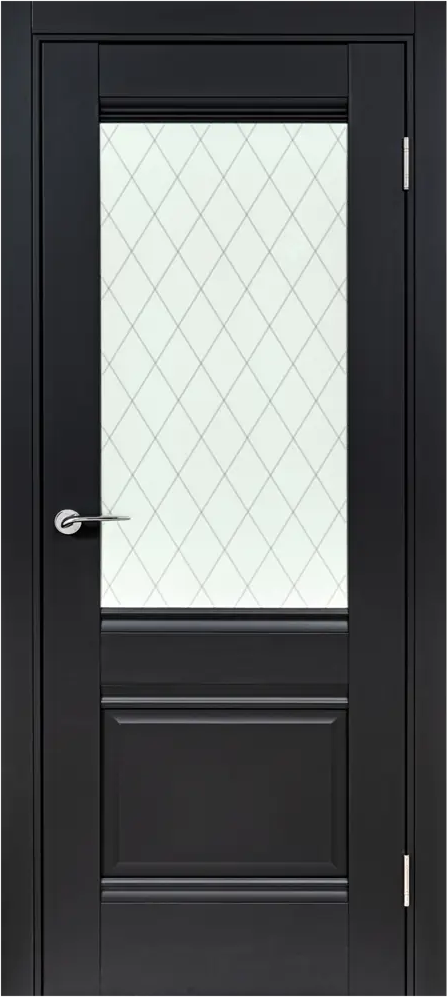 Межкомнатная дверь PORTIKA Классико-43 с художественным стеклом 85486312