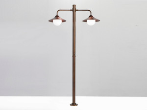 Латунный и медный светодиодный уличный фонарь для сада