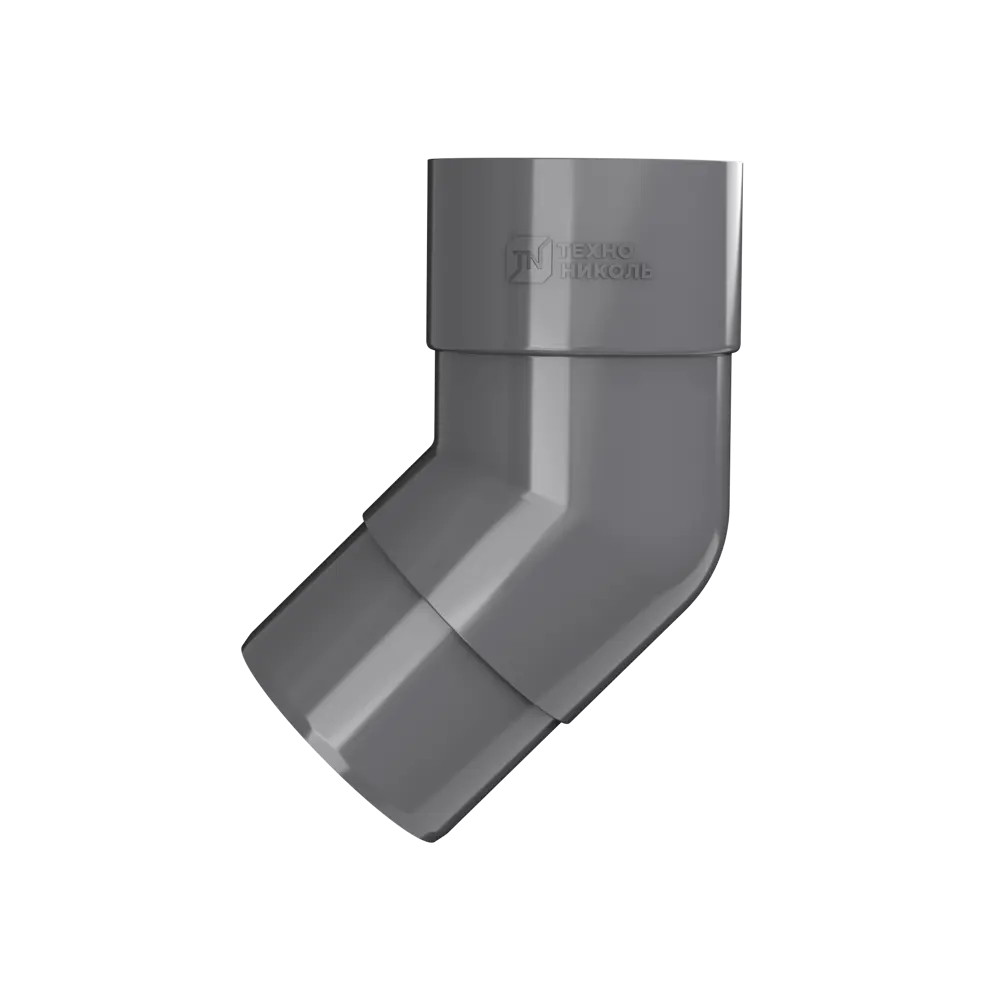 Колено трубы 135° Verat цвет серый ТЕХНОНИКОЛЬ STLM-2149186