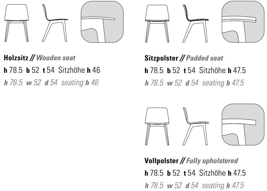 ZEITRAUM Стул из массива дерева Morph sun-id-1412148 - Вид №6