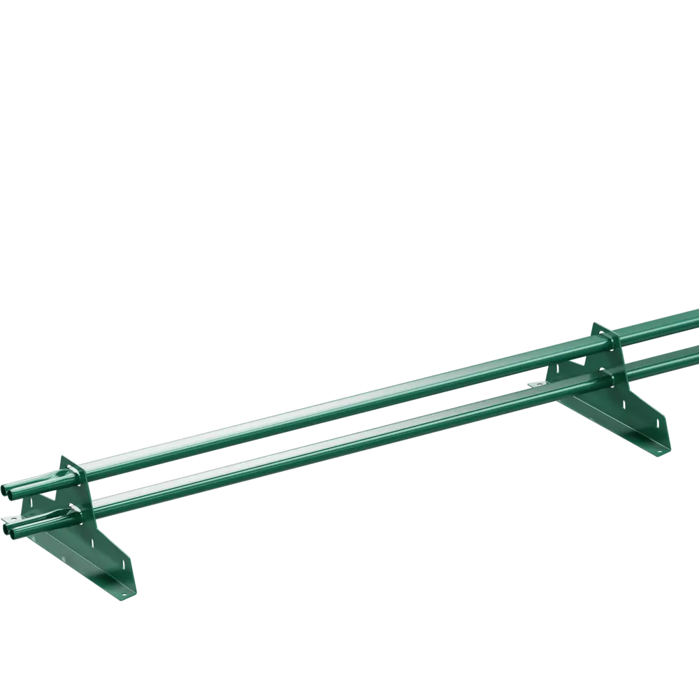 Снегозадержатель для металлической кровли трубчатый Стандарт 3 м RAL 6005 зеленый 82923734 STLM-2171759 Santreyd 